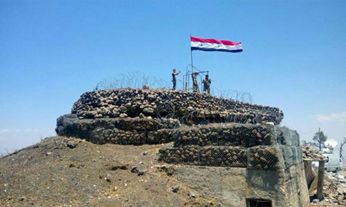 Soldados sirios regresan oficialmente a la frontera de los Altos del Golán ocupados